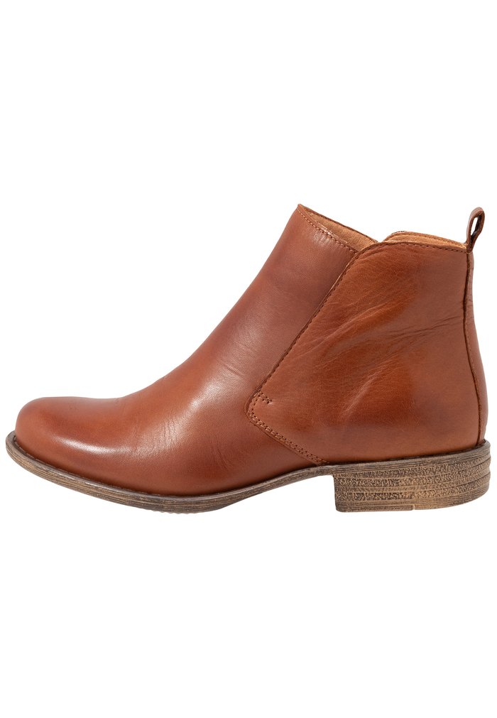 Bottines Anna Field LEATHER Plates Slip on Marron Femme | NXN-6526336